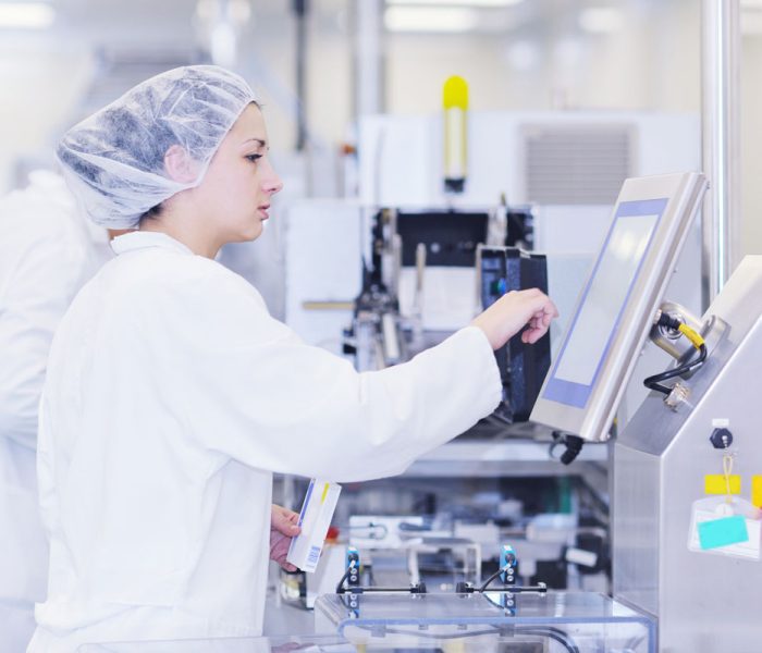 medical pills industry  factory and production indoor